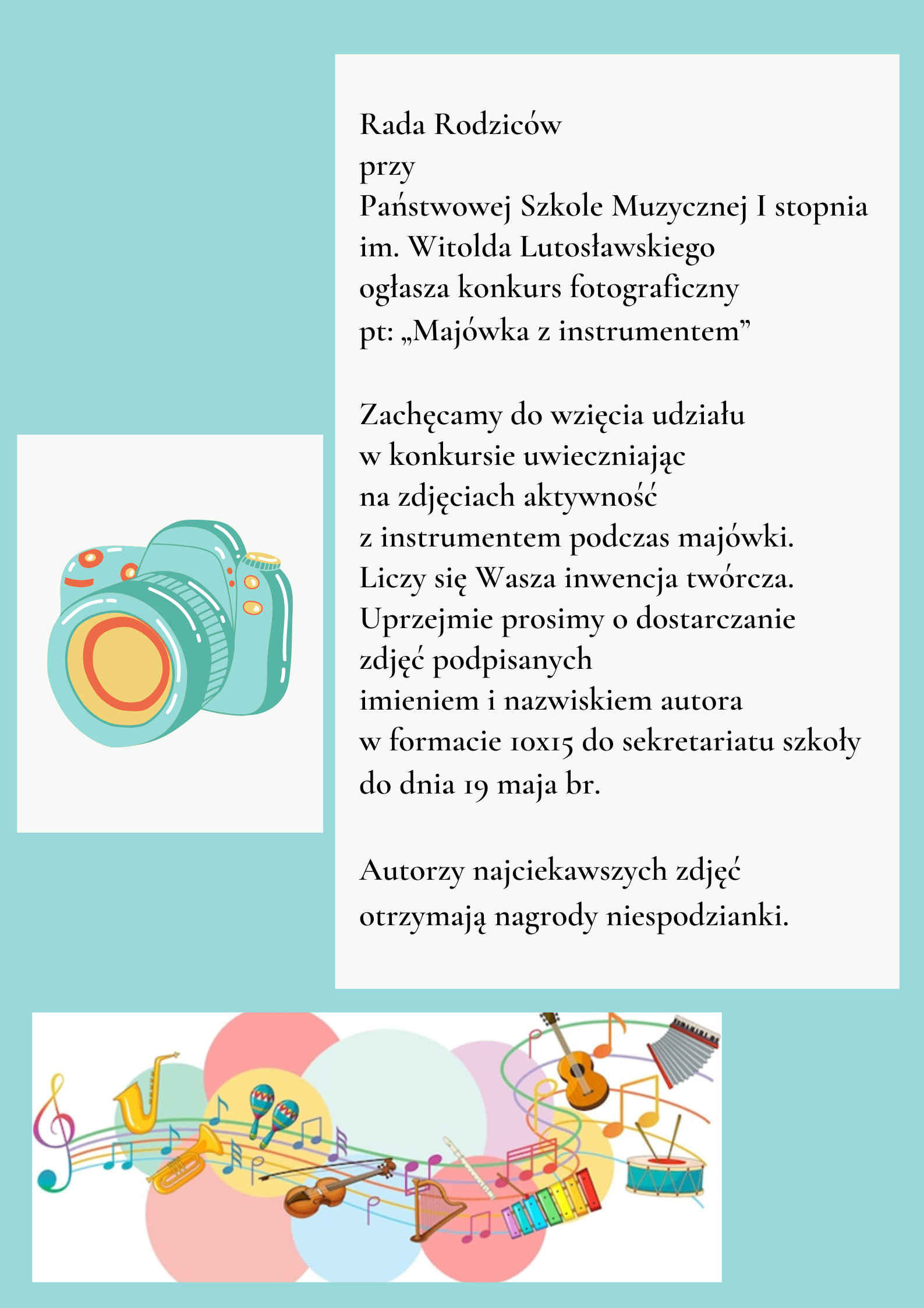 Plakat - Konkurs fotograficzny