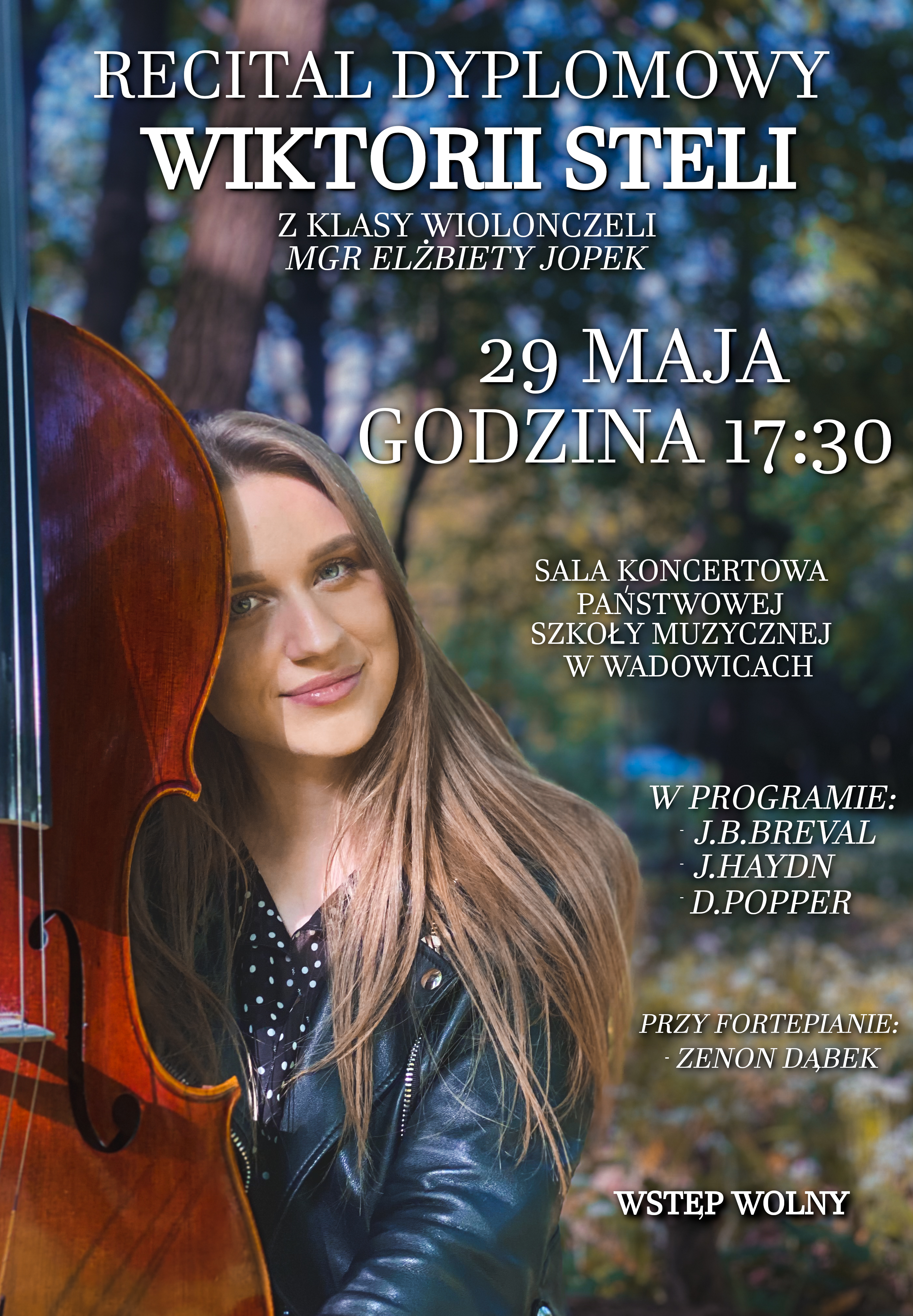 Recital Dyplomowy Wiktorii Steli 29.05.2023