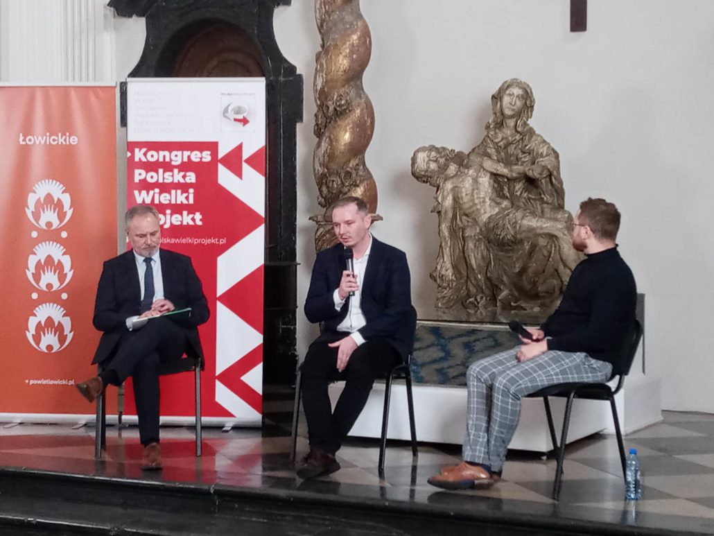 UCZNIOWIE ZSCKR W ZDUŃSKIEJ DĄBROWIE UCZESTNICZYLI W KONGRESIE „POLSKA WIELKI PROJEKT W REGIONACH”