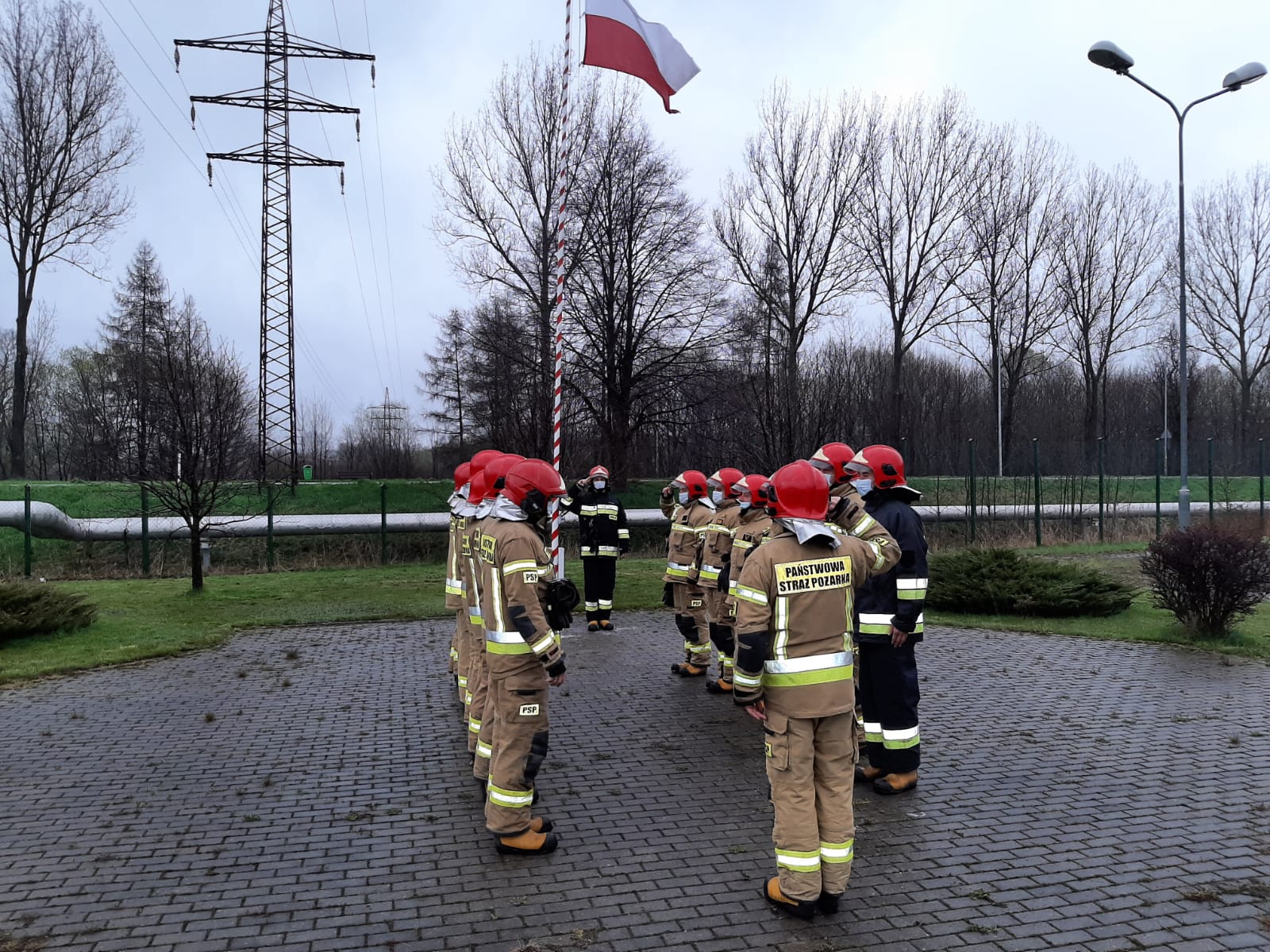 Uroczysta zmiana służby