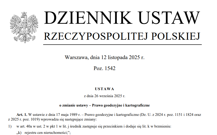Zrzut ekranu ze strony https://www.dziennikustaw.gov.pl/