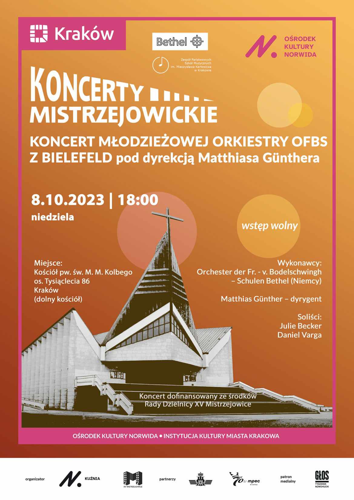 Plakat koncert Mistrzejowice