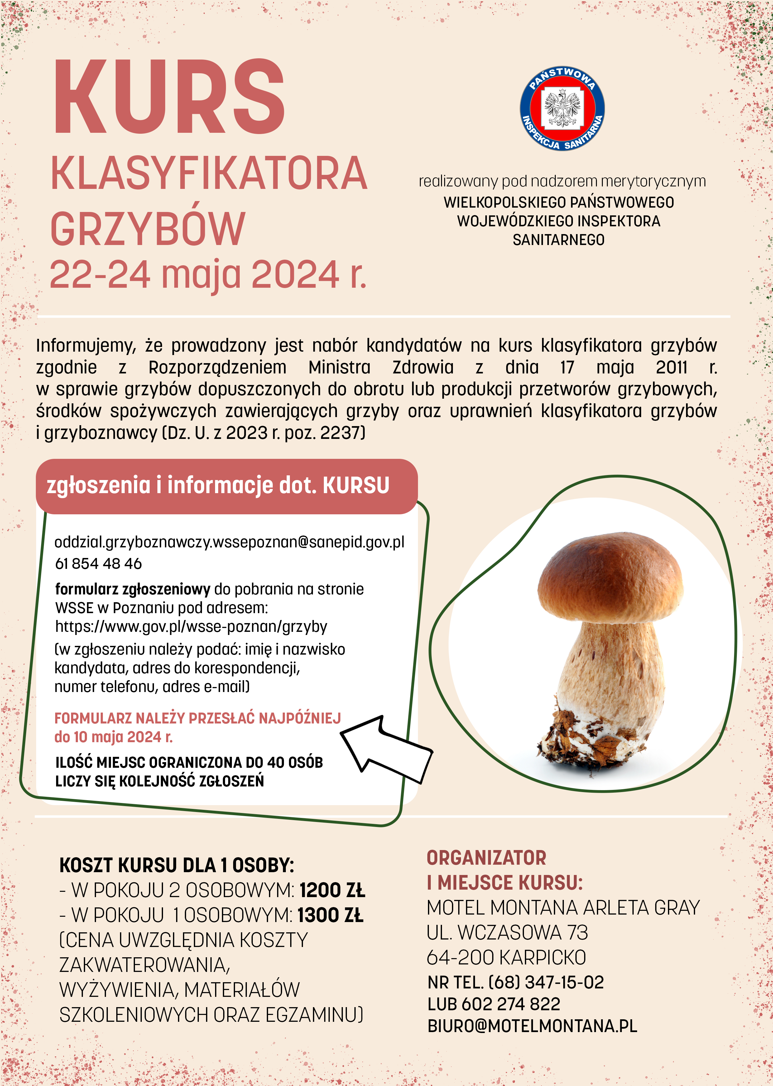 Kurs na klasyfikatora grzybów