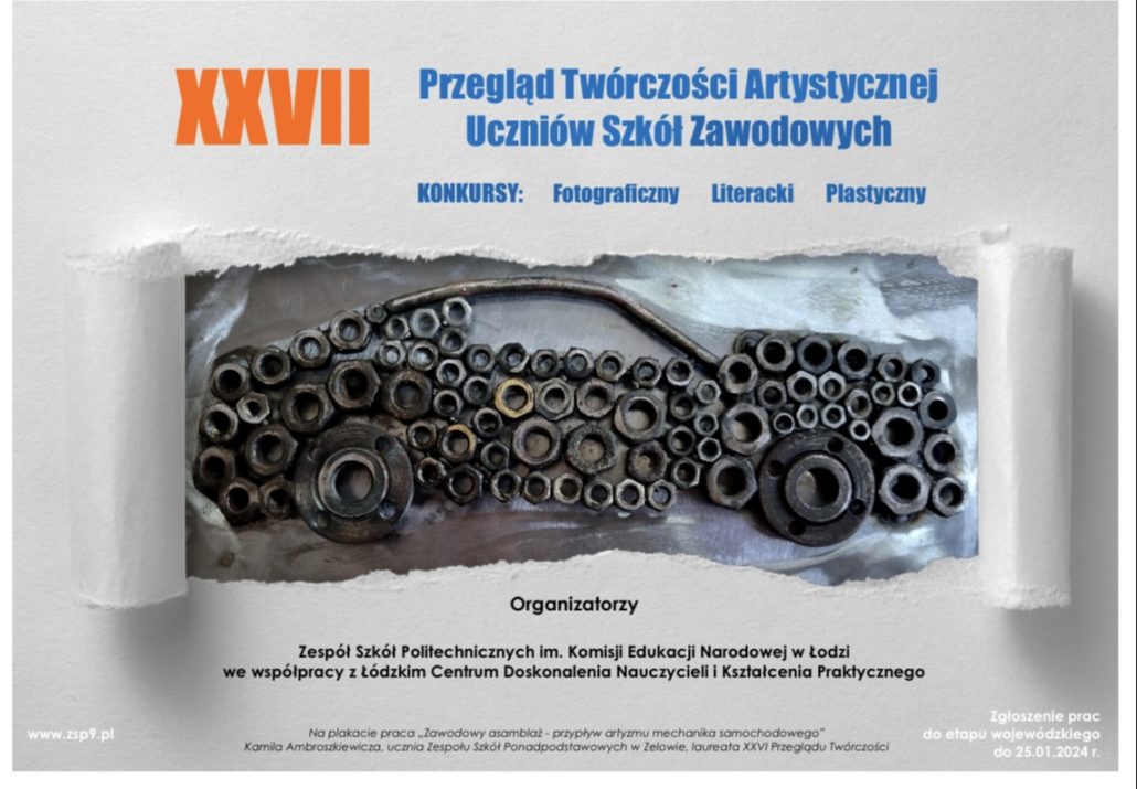 XXVII edycja Przeglądu Twórczości Artystycznej Uczniów Szkół Zawodowych