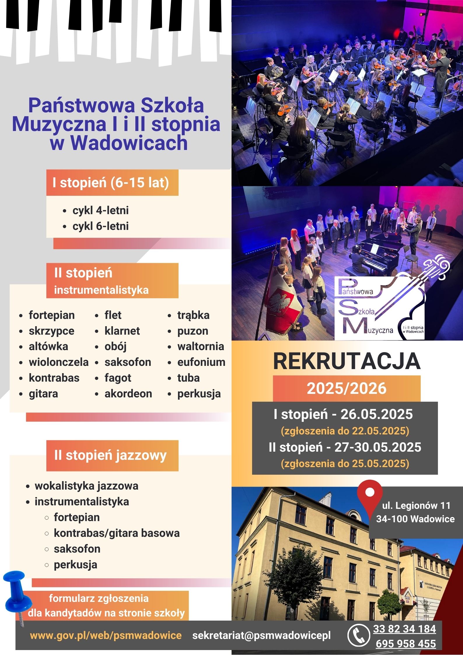 Rekrutacja na rok szkolny 2025/2026