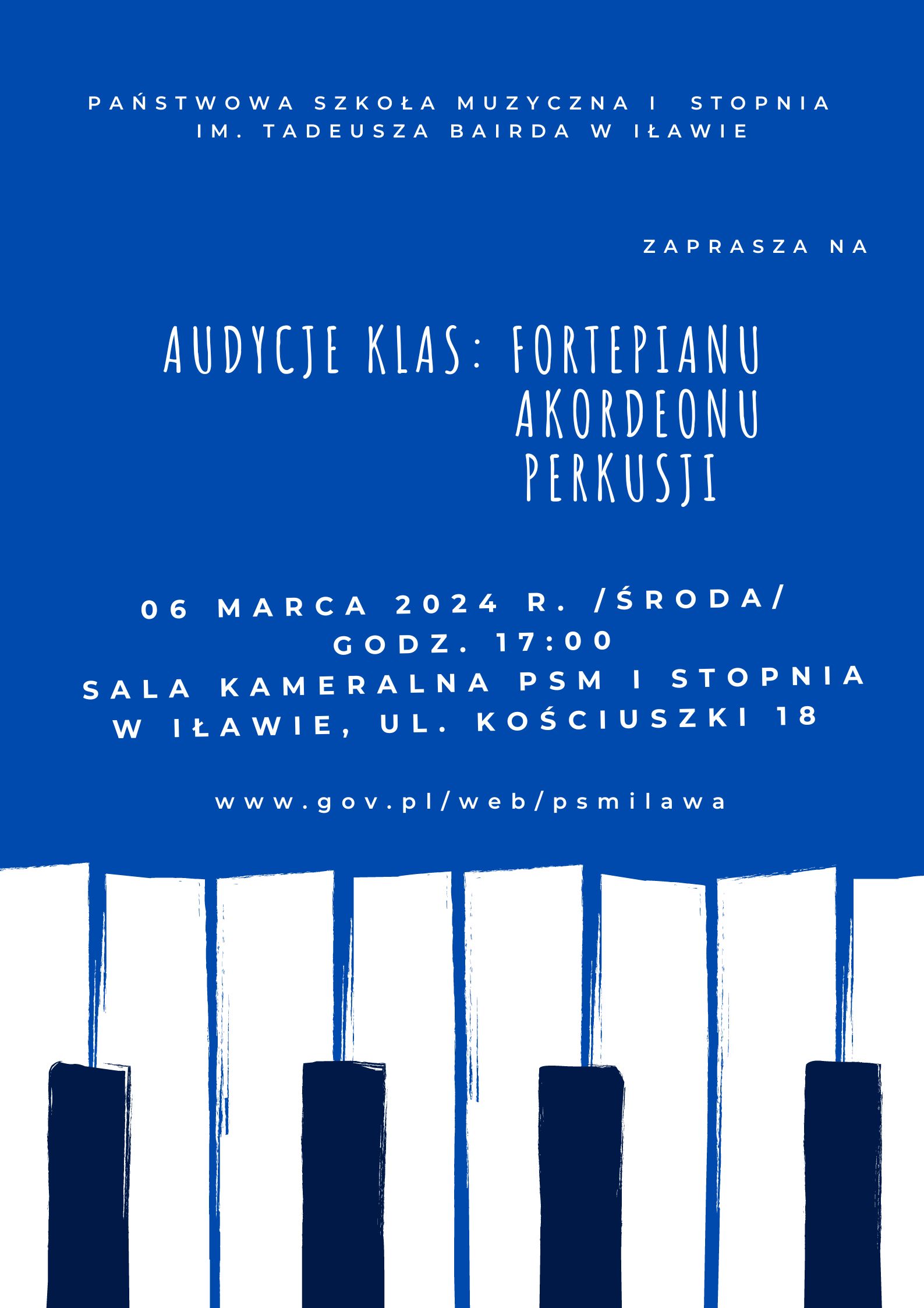 Audycje klas fortepianu akordeonu pekrusji