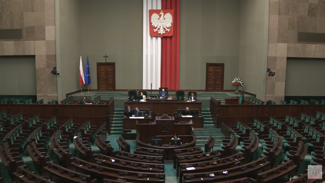 38. posiedzenie Sejmu RP w dniu 9 lipca 2025 r., źródło: https://www.youtube.com/watch?v=sPEtd2DiPZg.