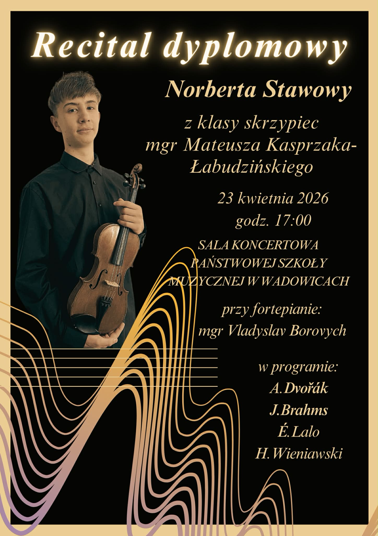 Recital dyplomowy - Norbert Stawowy 23.04.2026