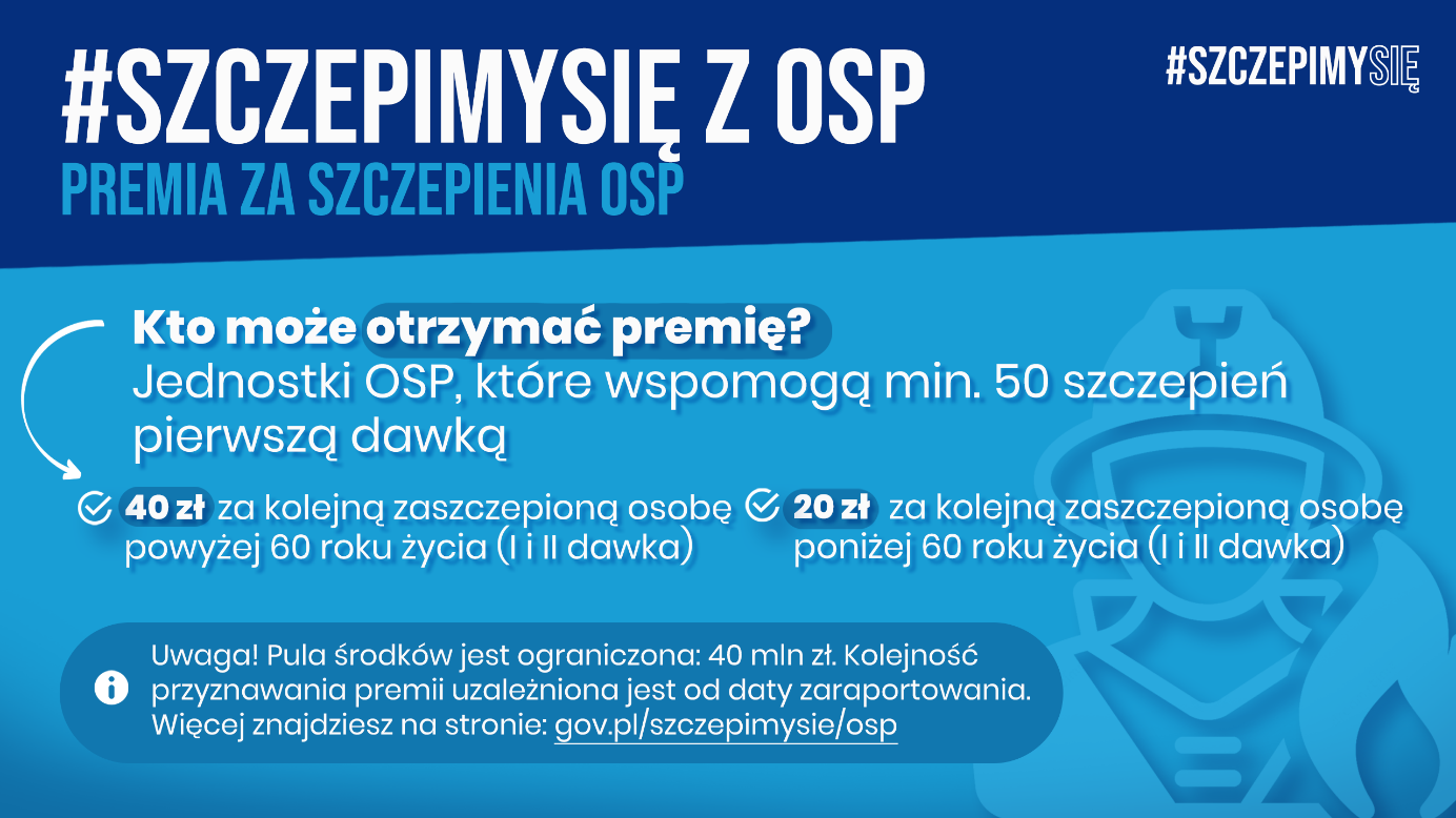 Premia za szczepinia OSP.