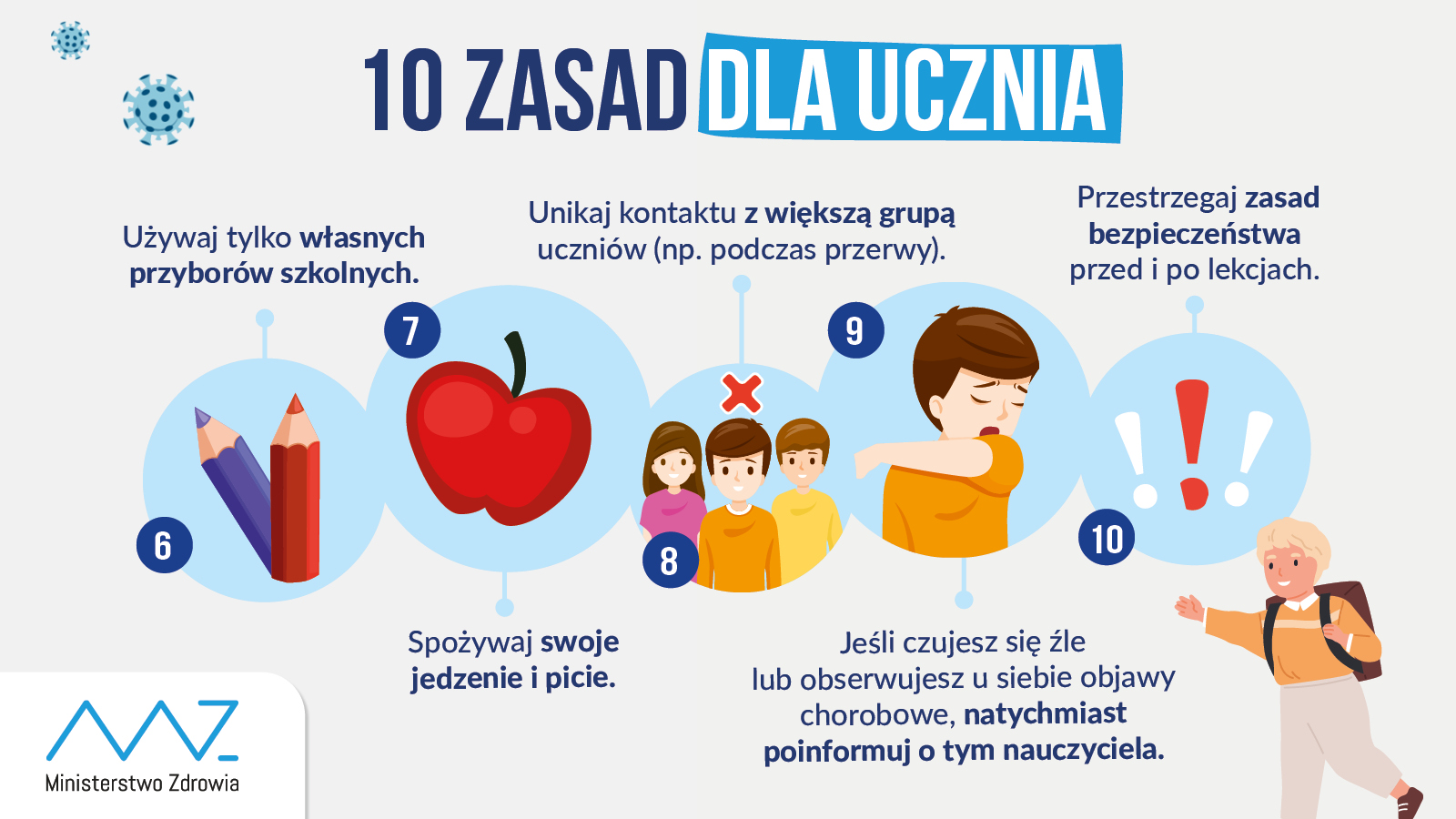 10 zasad dla ucznia