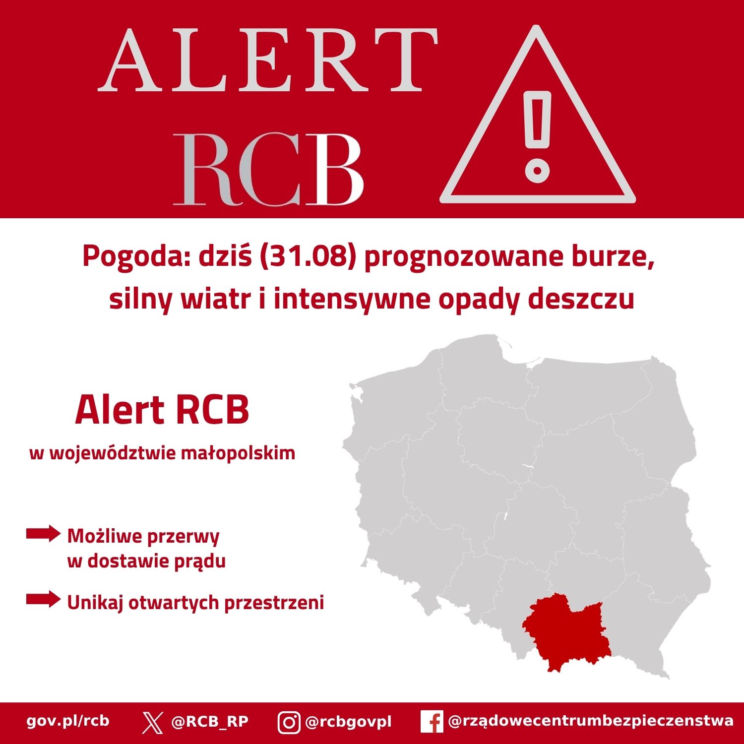 Alert RCB 31.08