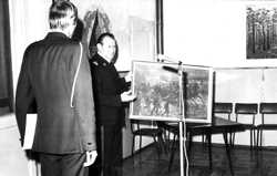 Generał poż. Zygmunt Jarosz oraz Komendant Wojewódzki Straży Pożarnych płk poż. mgr Jerzy Fiedler.