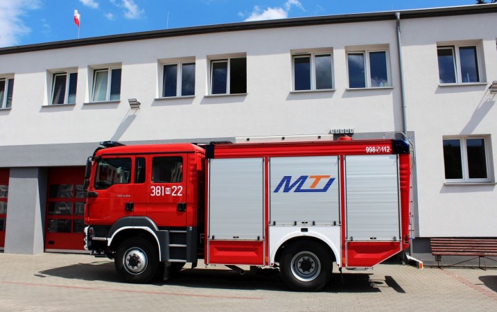 Samochód ratowniczo-gaśniczy Man TGM.