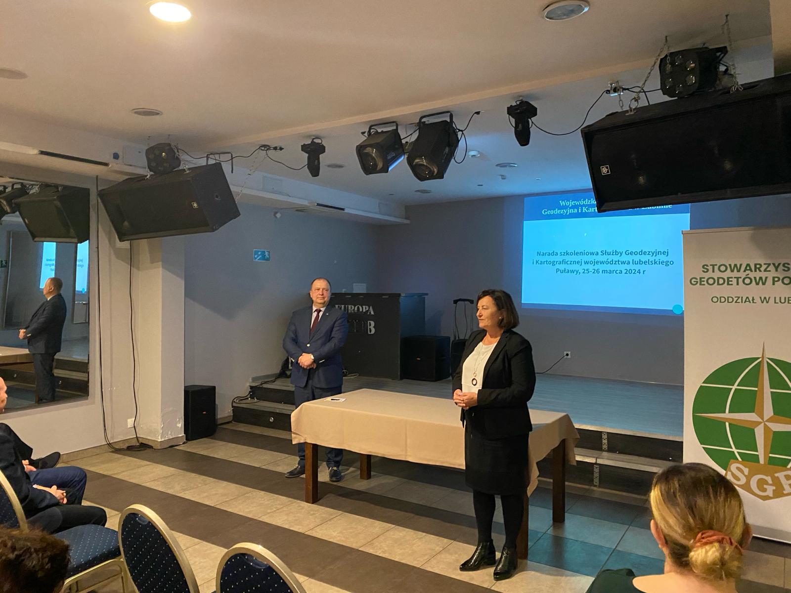 Główny Geodeta Kraju Alicja Kulka na naradzie SGiK województwa lubelskiego