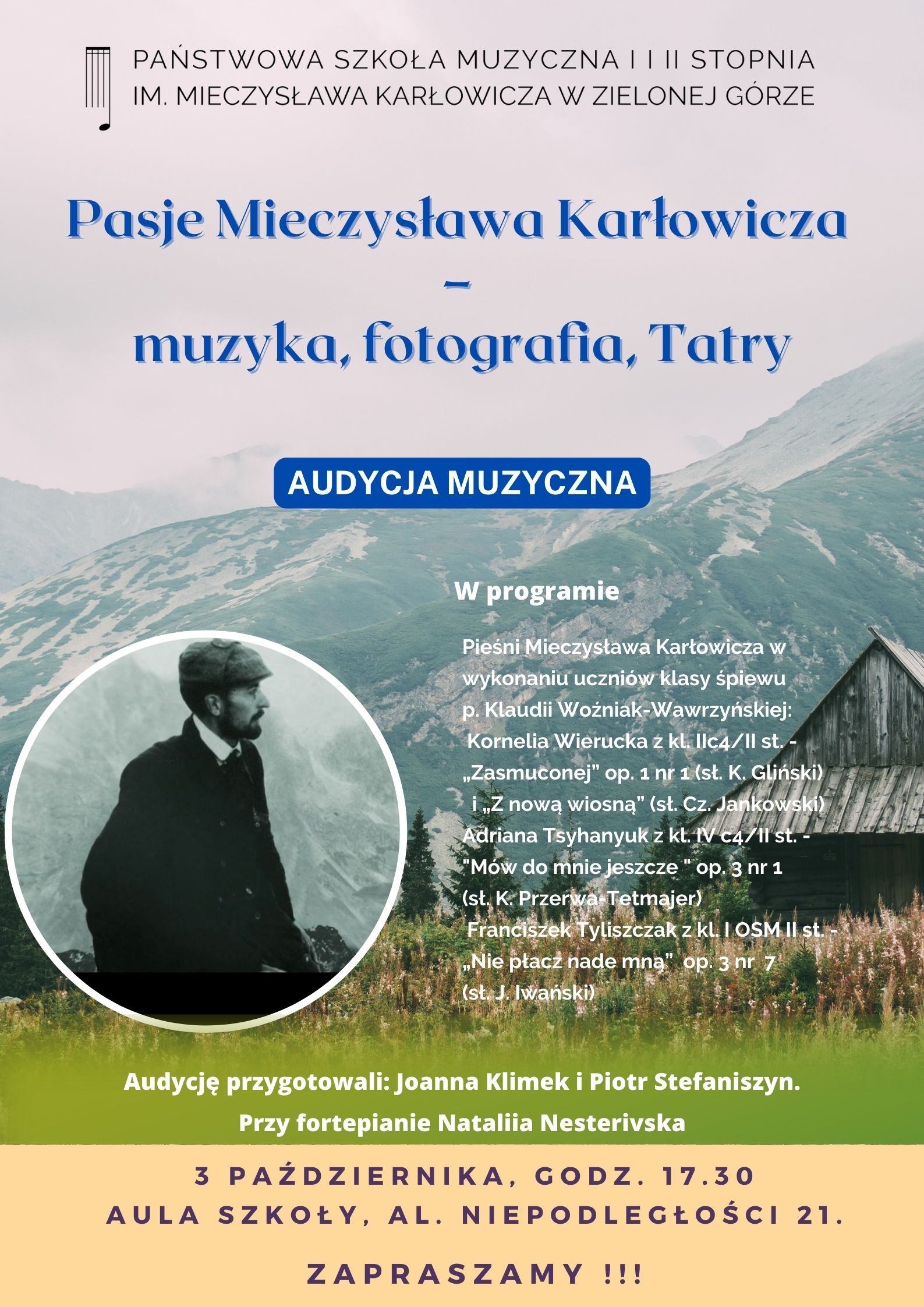 Audycja o Mieczysławie Karłowiczu
