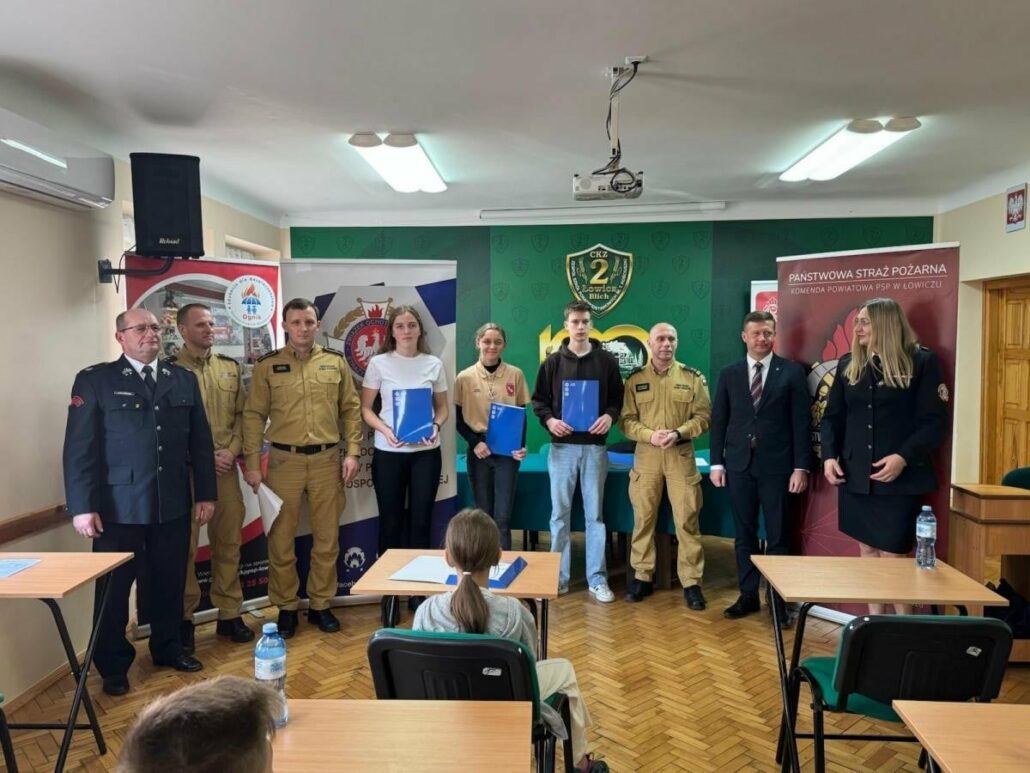 Alicja Bzdurska z 3 lokatą w Finale Powiatowym Ogólnopolskiego Turnieju Wiedzy Pożarniczej „Młodzież zapobiega pożarom”