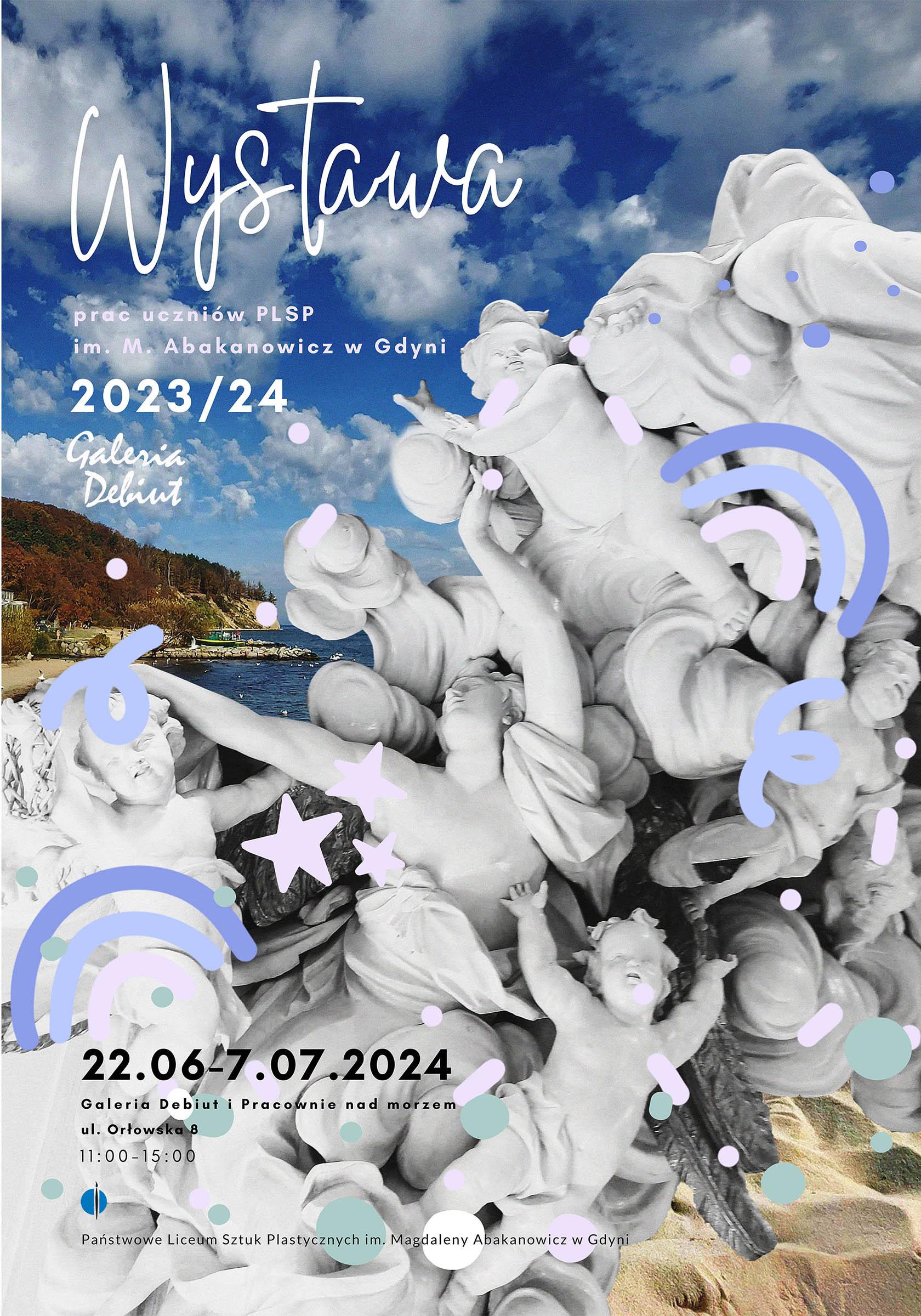 plakat do wystawy prac uczniów