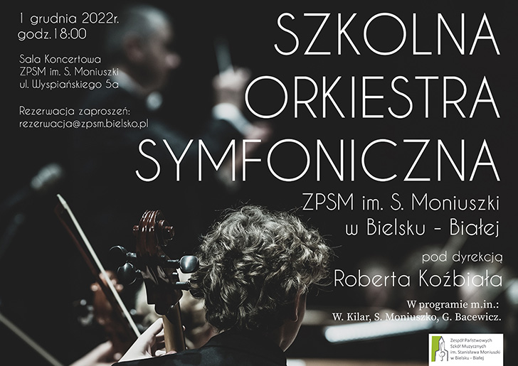 Plakat - koncert orkiestry symfonicznej 