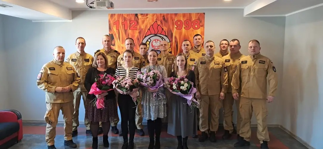 Dzień Kobiet w braniewskiej komendzie Państwowej Straży Pożarnej