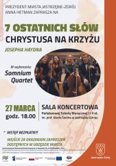 Plakat na Koncert 7 Ostatnich Słów Chrystusa na Krzyżu.