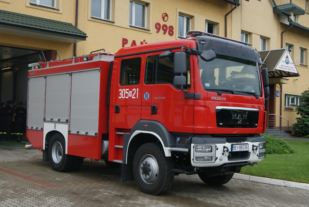 305-21 Średni samochód gaśniczy GBA-Rt 2,5/25 MAN