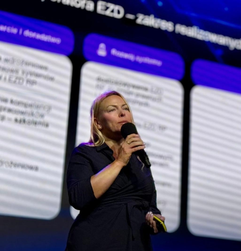 Magdalena Sawicka, dyrektor Pionu Wdrożeń i Utrzymania EZD w NASK.