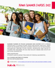 NAWA - cursos de verão 2022