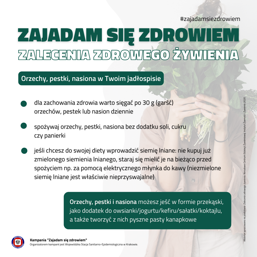 orzechy, pestki, nasiona