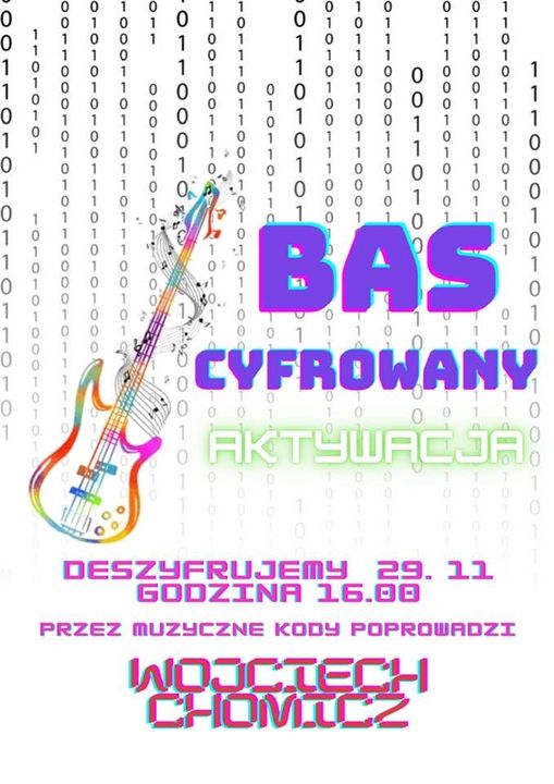 Plakat bas cyfrowy 