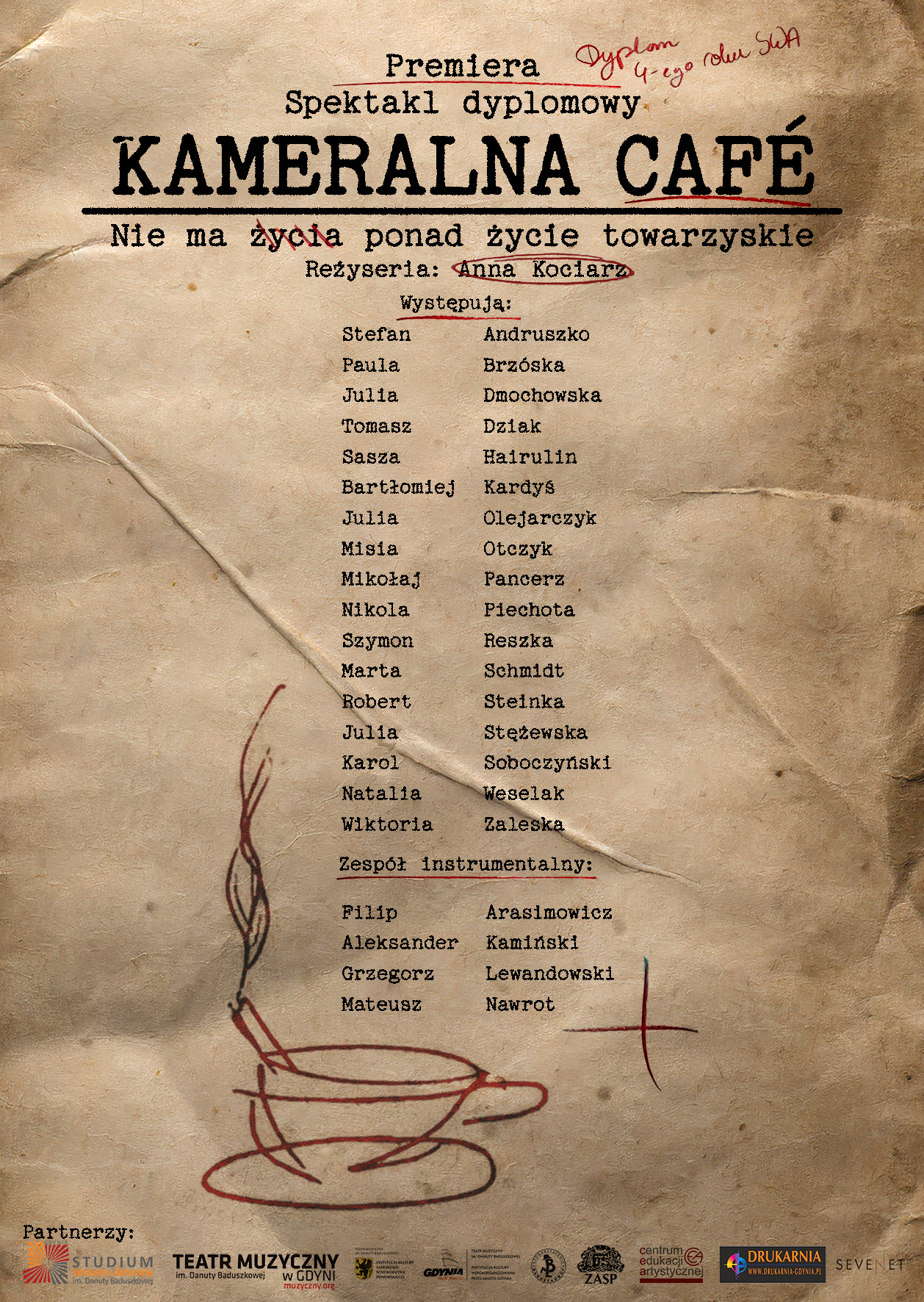 Plakat Kameralna Cafe