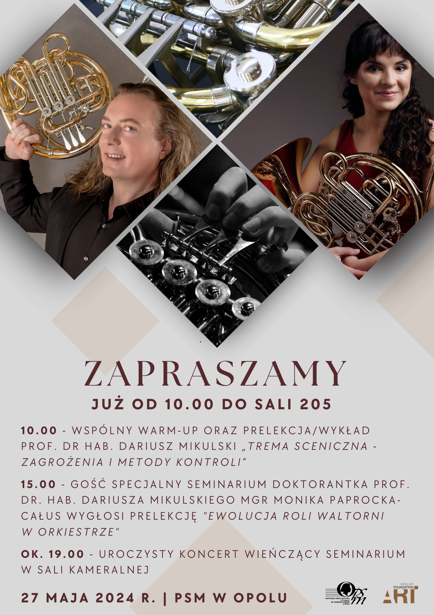 plakat seminarium waltorniowego