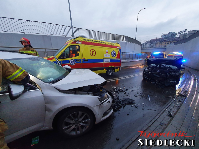Wypadek w miejscowości Siedlce.