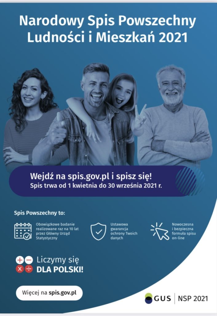 NARODOWY SPIS POWSZECHNY LUDNOŚCI I MIESZKAŃ 2021