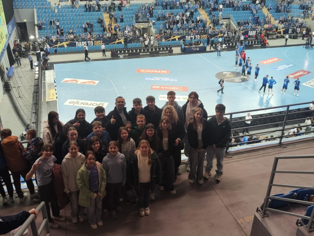 Oglądali mecz Ligi Mistrzów w Płocku