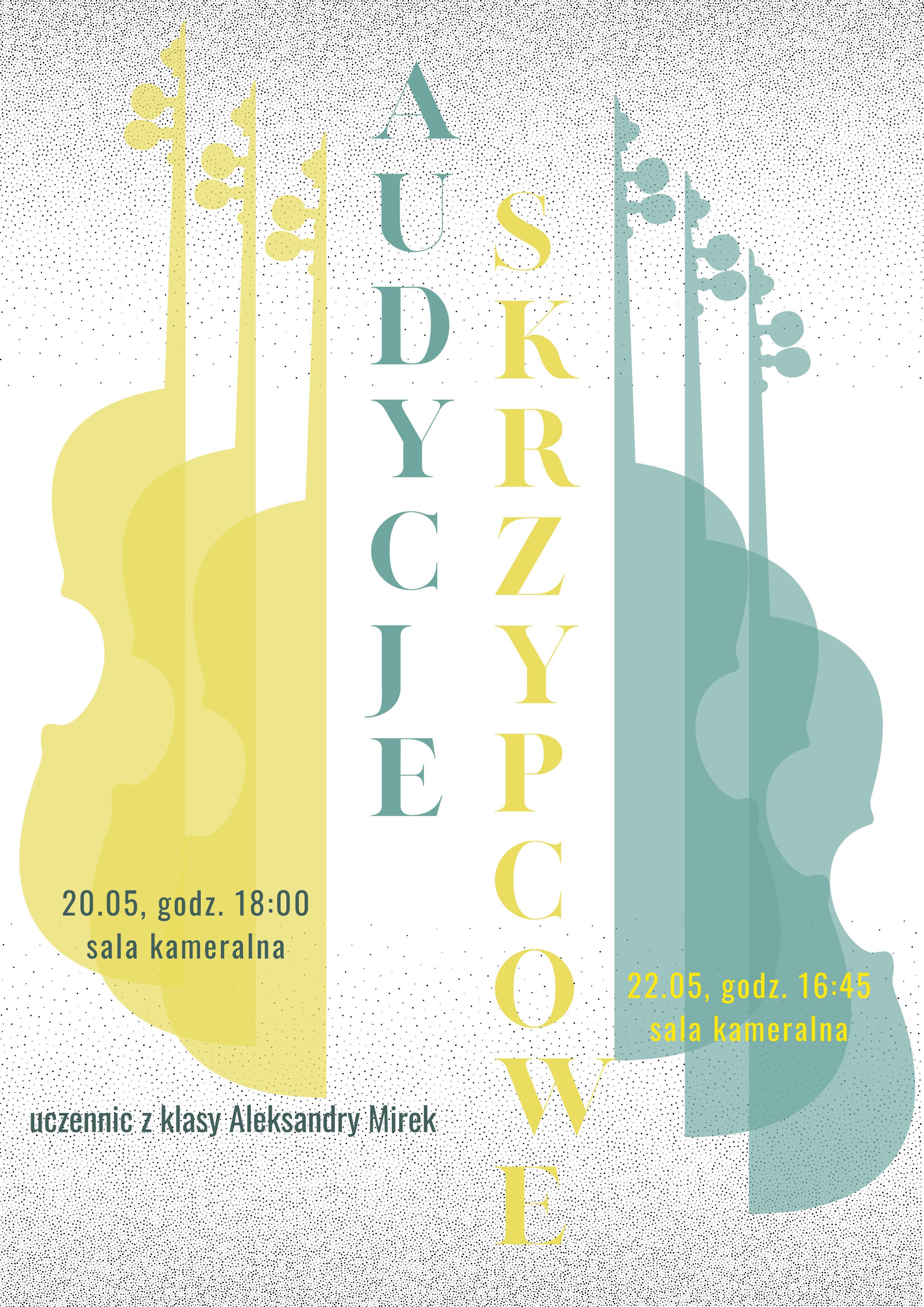 Audycje skrzypcowe uczennic z klasy Aleksandry Mirek