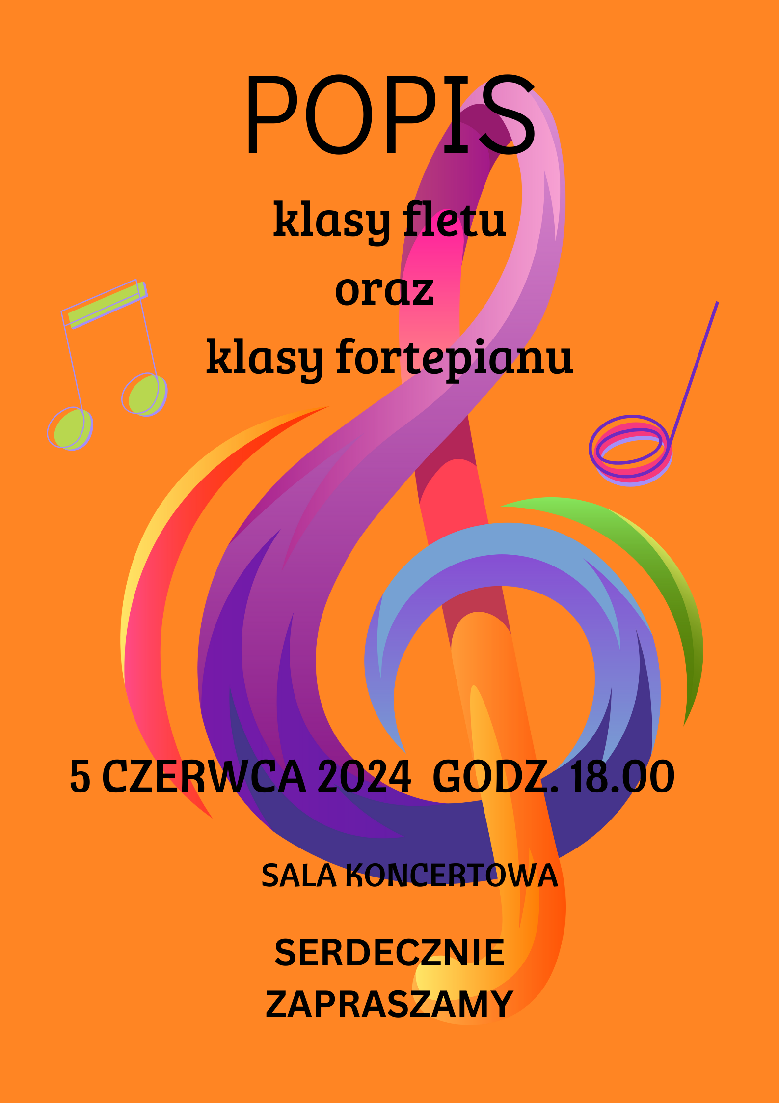 popis klasy fletu i fortepianu