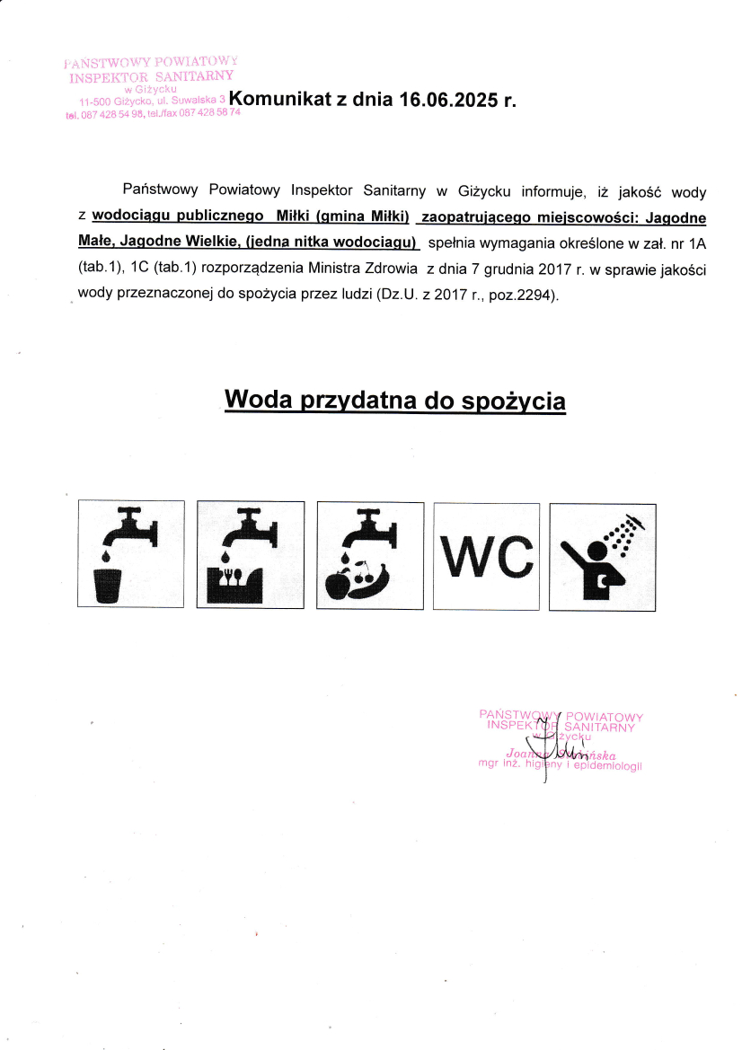 Komunikat z dnia 16.06.2025 r.
