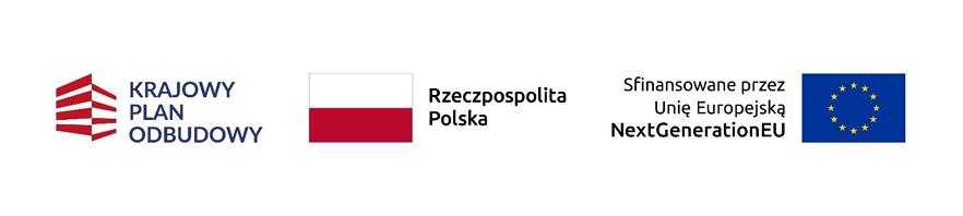 Znak Krajowego Planu Odbudowy, barwy Rzeczypospolitej Polskiej, znak NEXT GENERATION EU