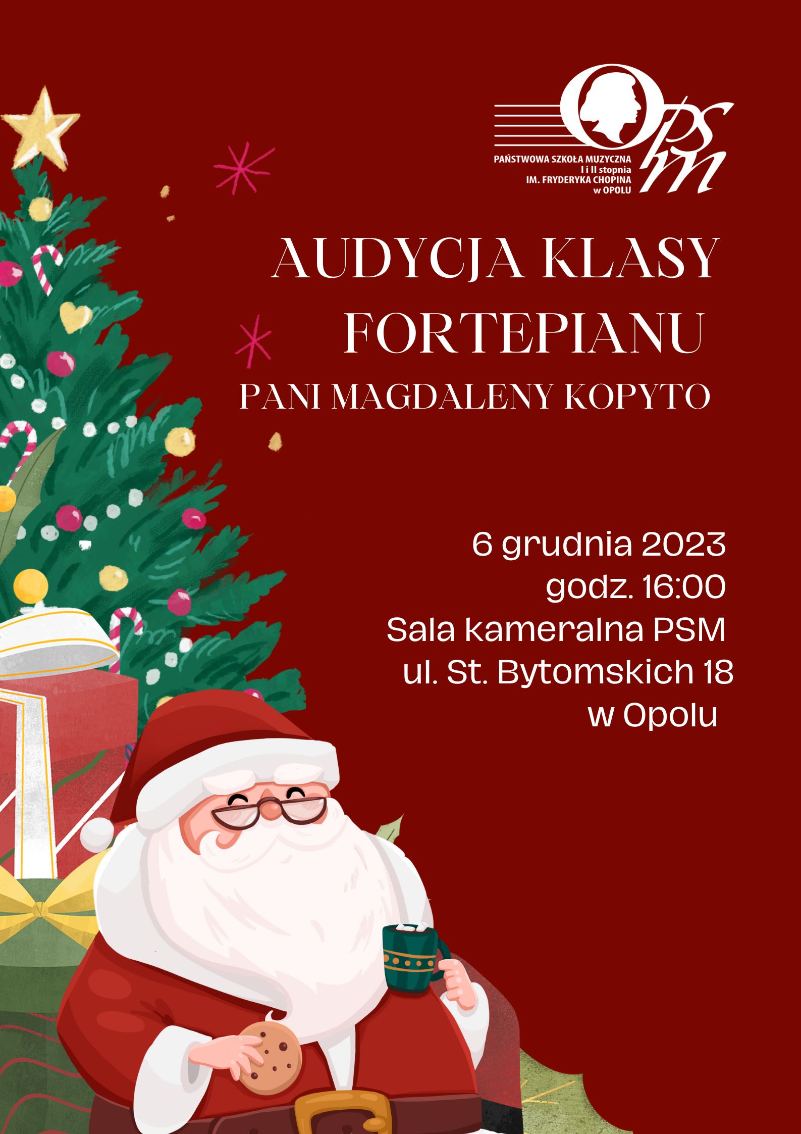 Audycja klasy fortepianu Magdaleny Kopyto