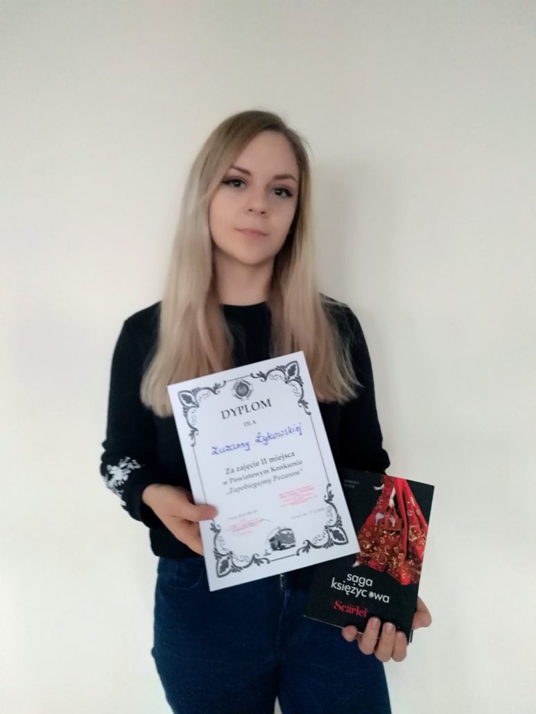 SUKCES ZUZANNY W KONKURSIE PLASTYCZNYM