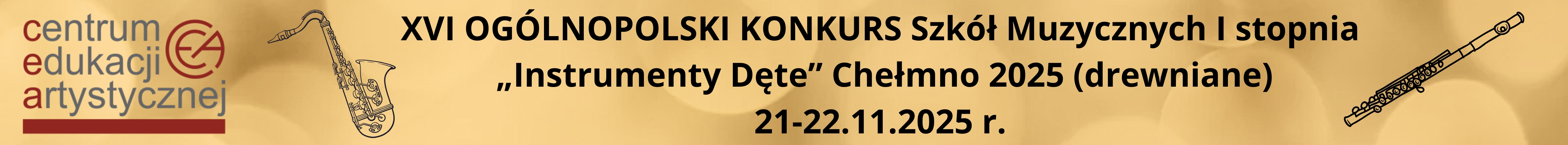 Na jasnym tle informacja o konkursie ogolnopolskim