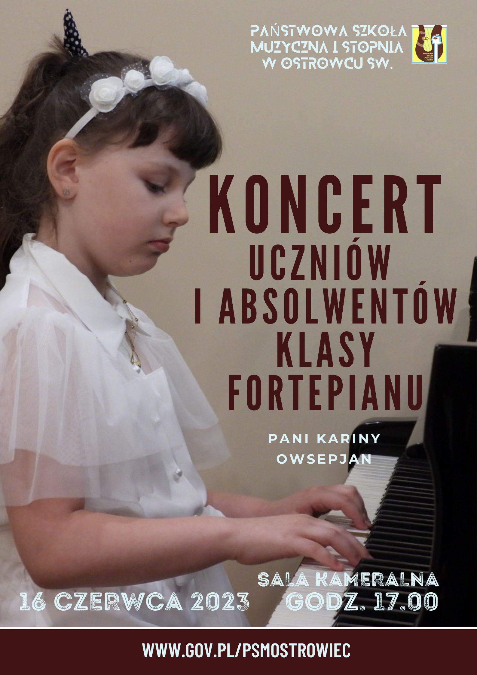 Koncert uczniów i absolwentów klasy fortepianu p. Kariny Owsepjan