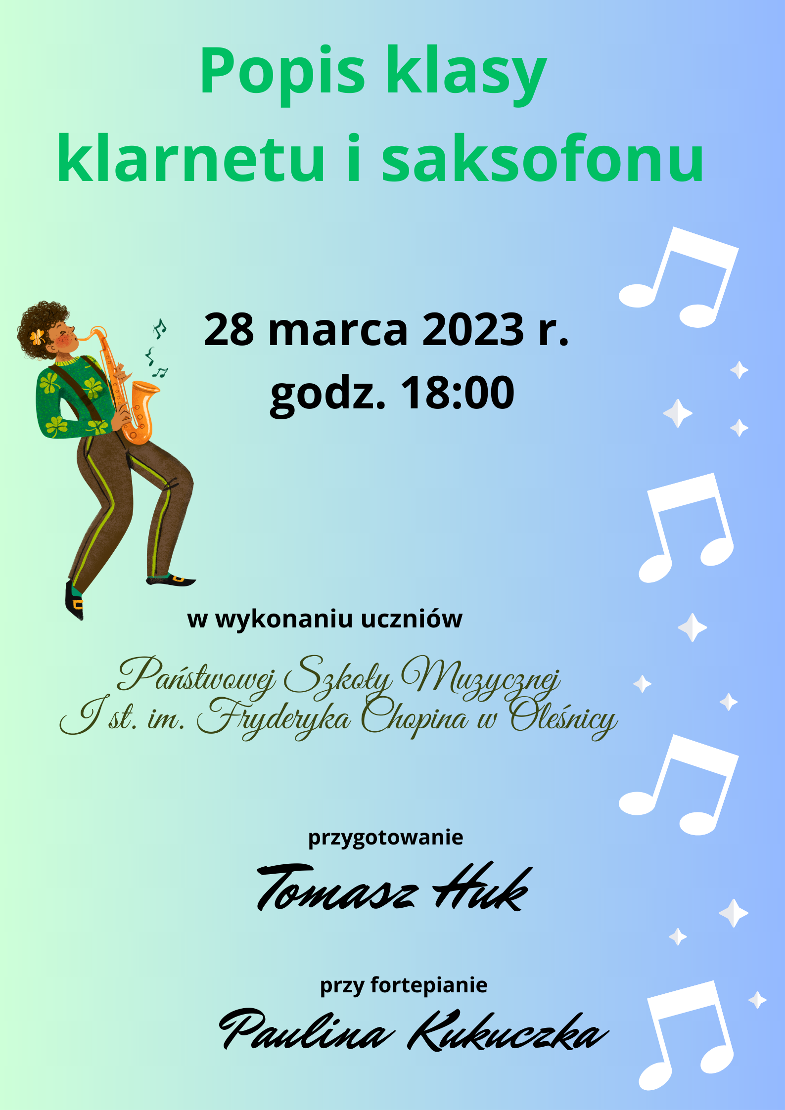 popis klarnetu i saksofonu