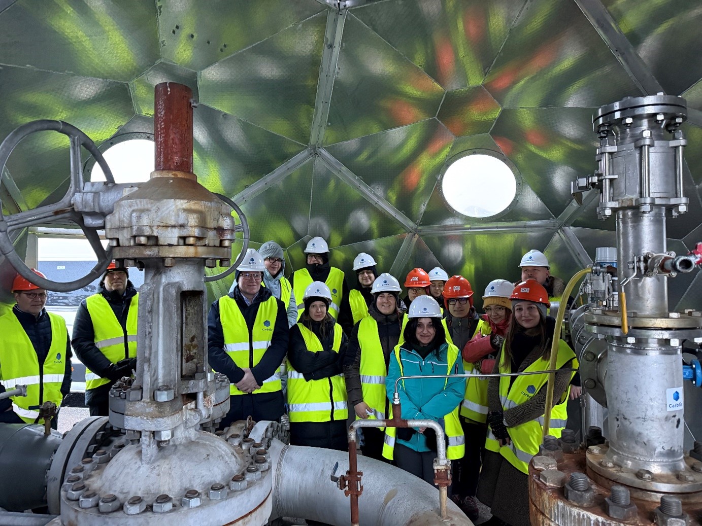 Uczestnicy wisty studyjnej - projekt GeoSynergy