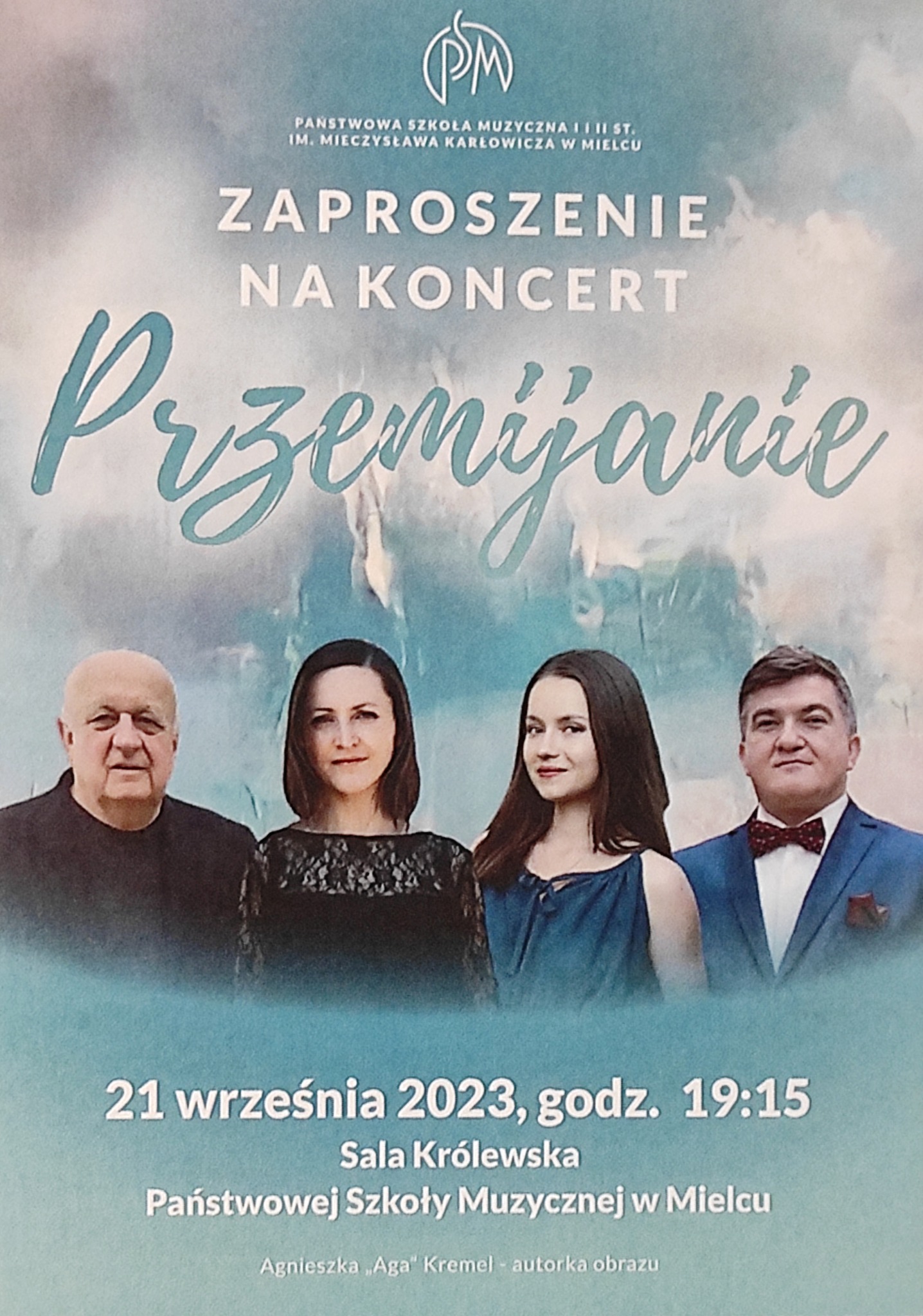 Koncert "Przemijanie", sala królewska PSM mielec, 21 września, godz. 19:15