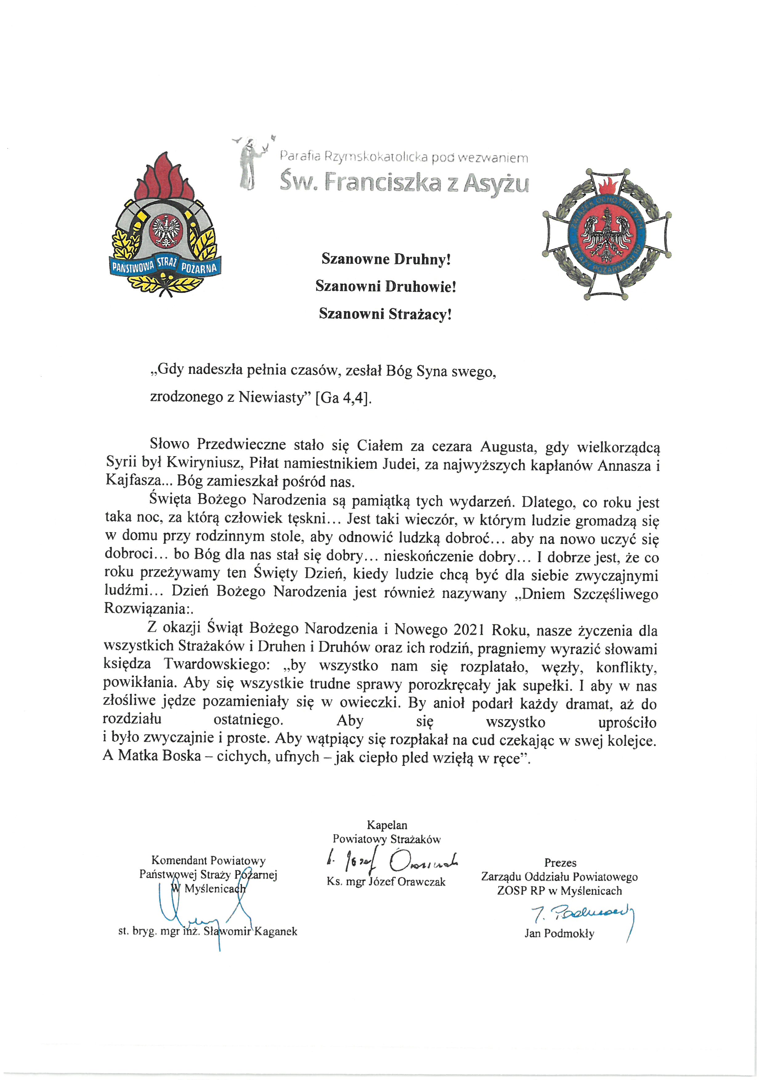 Życzenia świąteczne