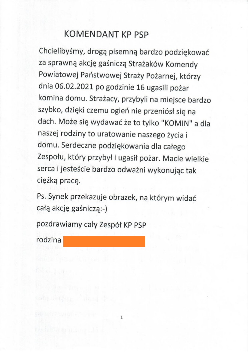 Podziękowania
