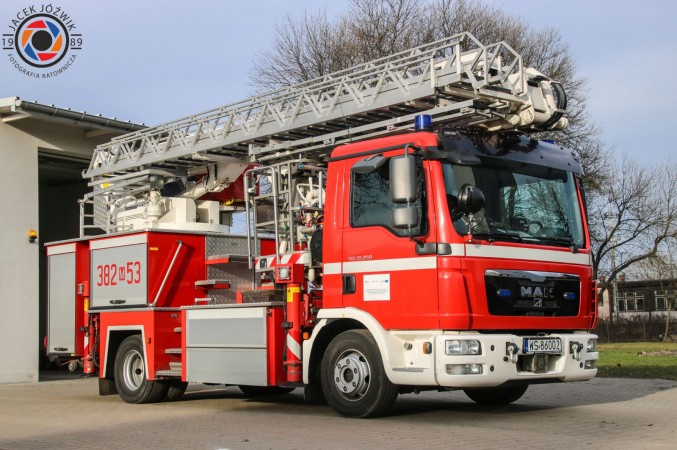 Podnośnik hydrauliczny Man.