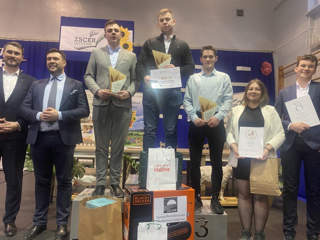Uczeń ze Zduńskiej Dąbrowy laureatem Olimpiady Młodych Producentów Rolnych