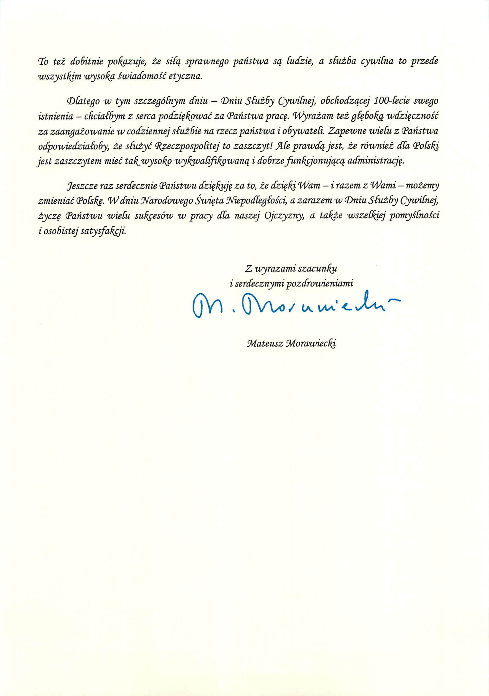 List Prezesa Rady Ministrów 2